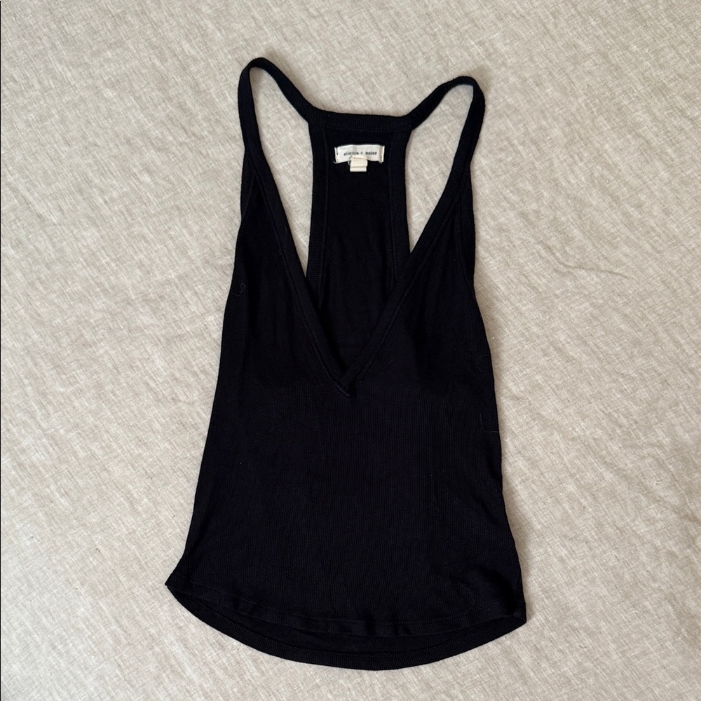 Deep V-Neck Racerback Tank - Picture 1 of 5
